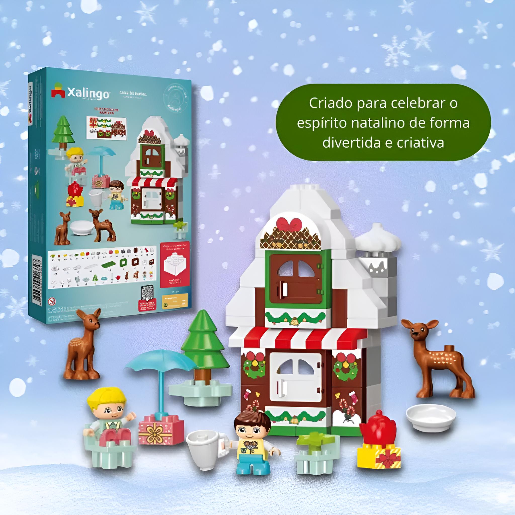 Blocos Grandes de Natal 77 Peças - Xalingo