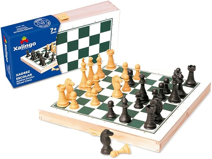 Jogos Tradicionais em Madeira - Xadrez Escolar Xalingo