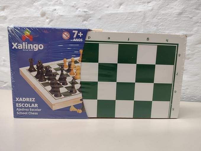 Jogos Tradicionais em Madeira - Xadrez Escolar Xalingo