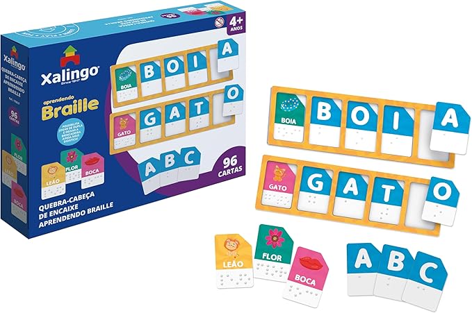 Kit de Atividades Aprendendo Braille - Xalingo