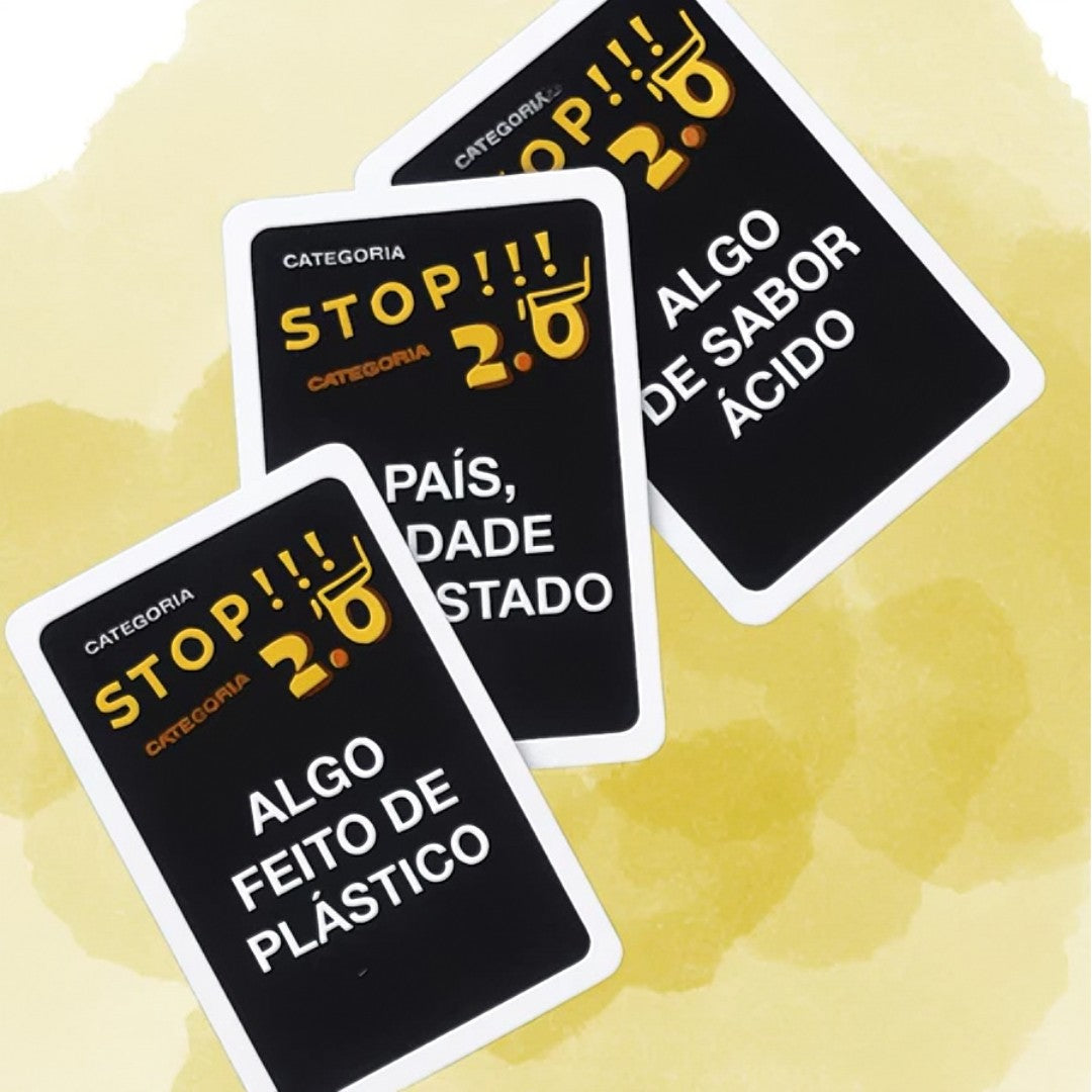 Jogo Interativo Stop 2.0 com Teclado Digital Eletrônico