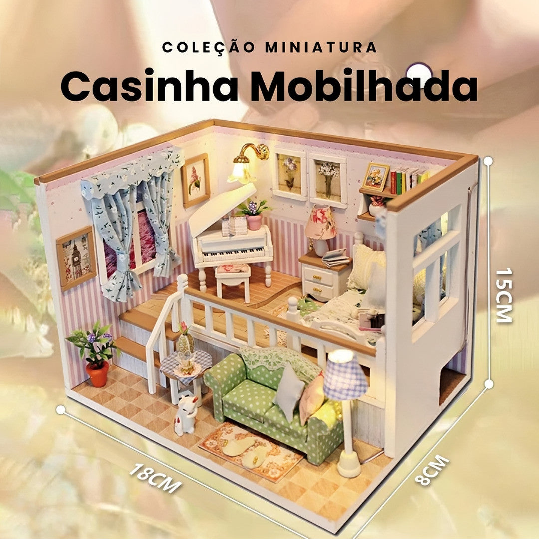 Conjunto de blocos de construção miniatura e pequenos