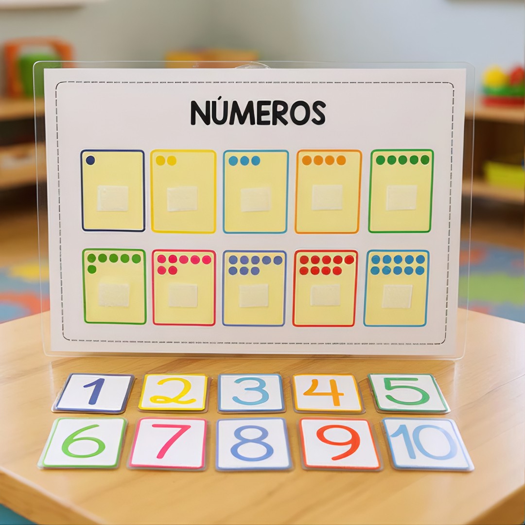 🧩 EducaPlay™ – Atividade Estruturada Infantil com Números, Letras e Formas