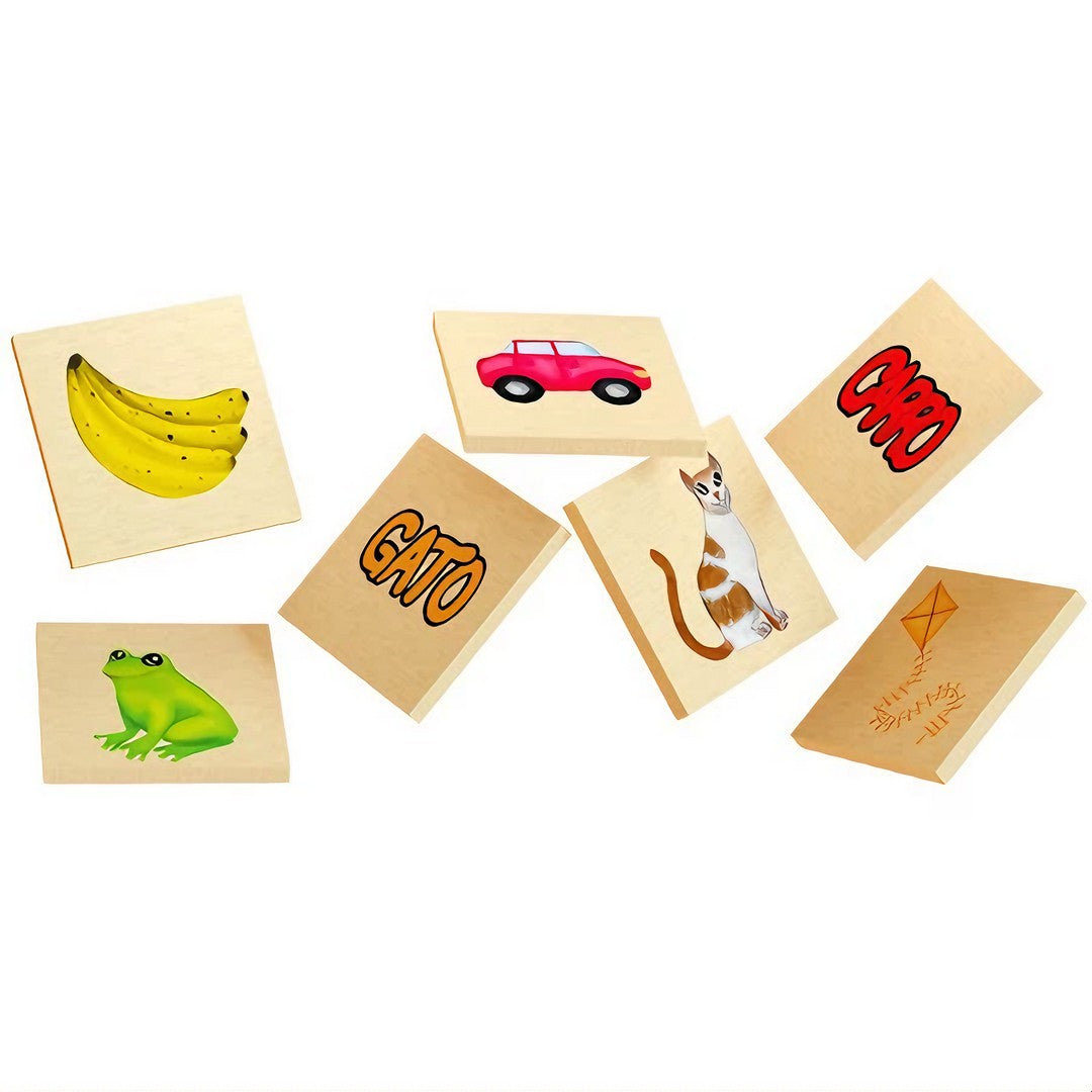 🎲 MemoKids™ – Jogo da Memória Pedagógico em Madeira