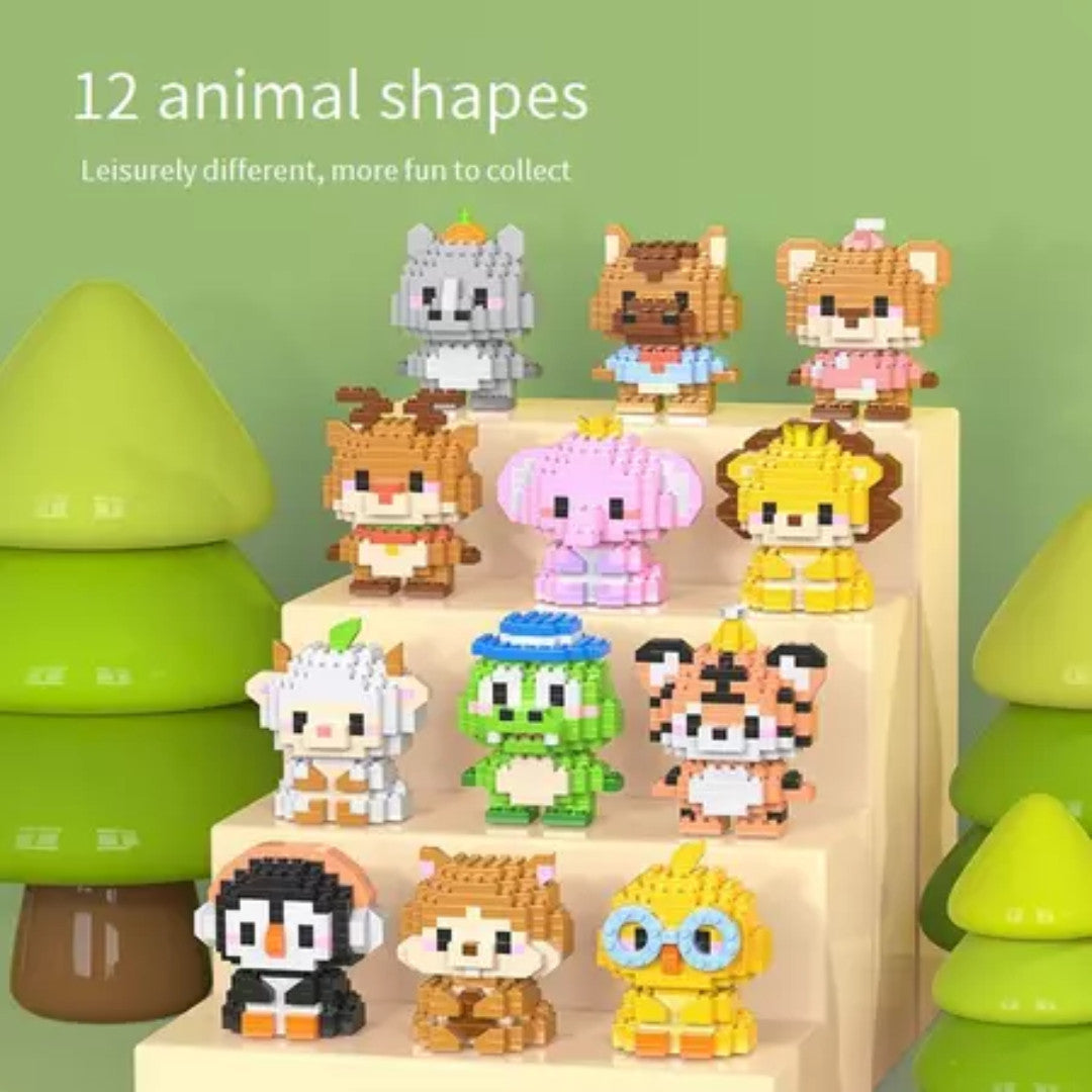 Blocos De Construção De Animais Compatíveis Com Lego - Mini Micro Brinquedo Criativo Para Crianças