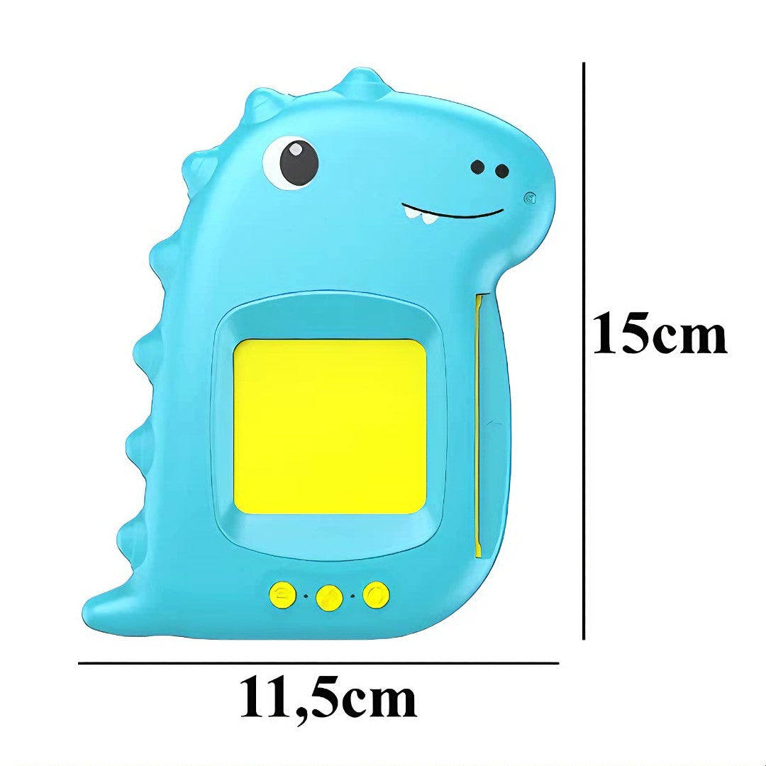 🦖 DinoEdu™ – Brinquedo Infantil Interativo de Alfabetização Bilíngue (Português + Inglês)