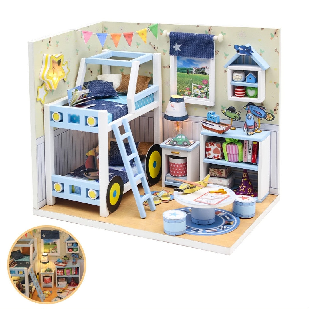 Conjunto de blocos de construção miniatura e pequenos