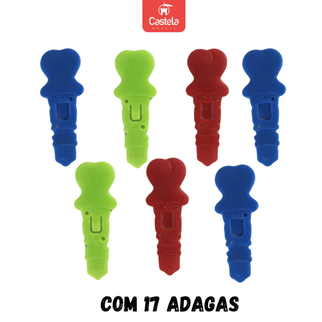 Brinquedo Espeta Dino Pula Pirata de Dinossauro 17 Adagas