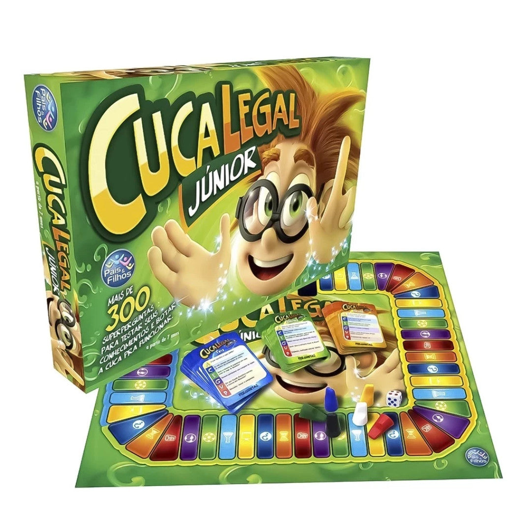 Cuca Legal Jogo de Tabuleiro Educativo Interativo Divertido Original Pais E Filhos!