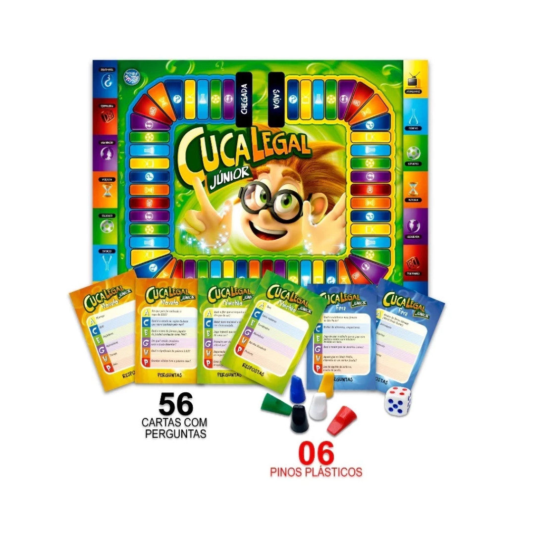 Cuca Legal Jogo de Tabuleiro Educativo Interativo Divertido Original Pais E Filhos!