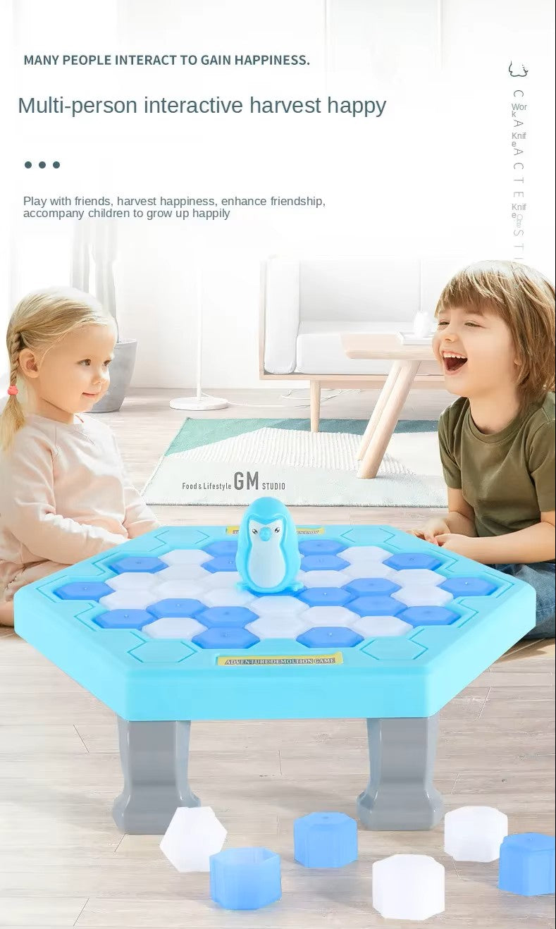 Jogo de tabuleiro interativo Indoor Penguin, Ice Breaking, salvar a mesa pai-filho, brinquedos de entretenimento, presentes infantis, armadilha engraçada