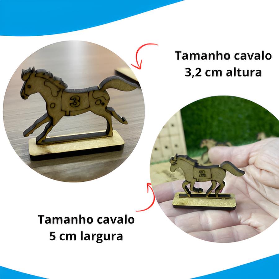 Jogo de Tabuleiro - Pista de Corrida de Cavalos