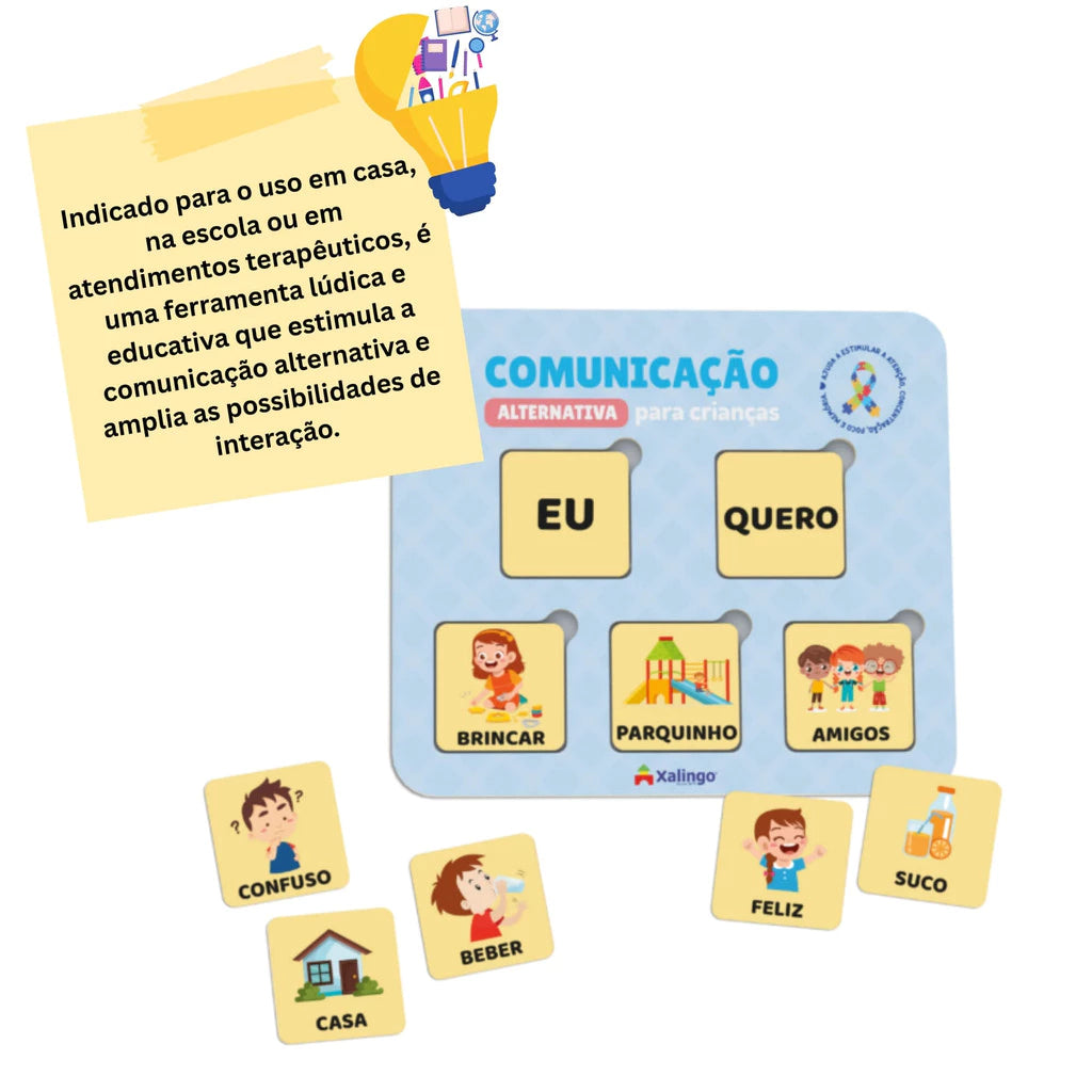 Comunicação Alternativa - Xalingo - 127 Peças