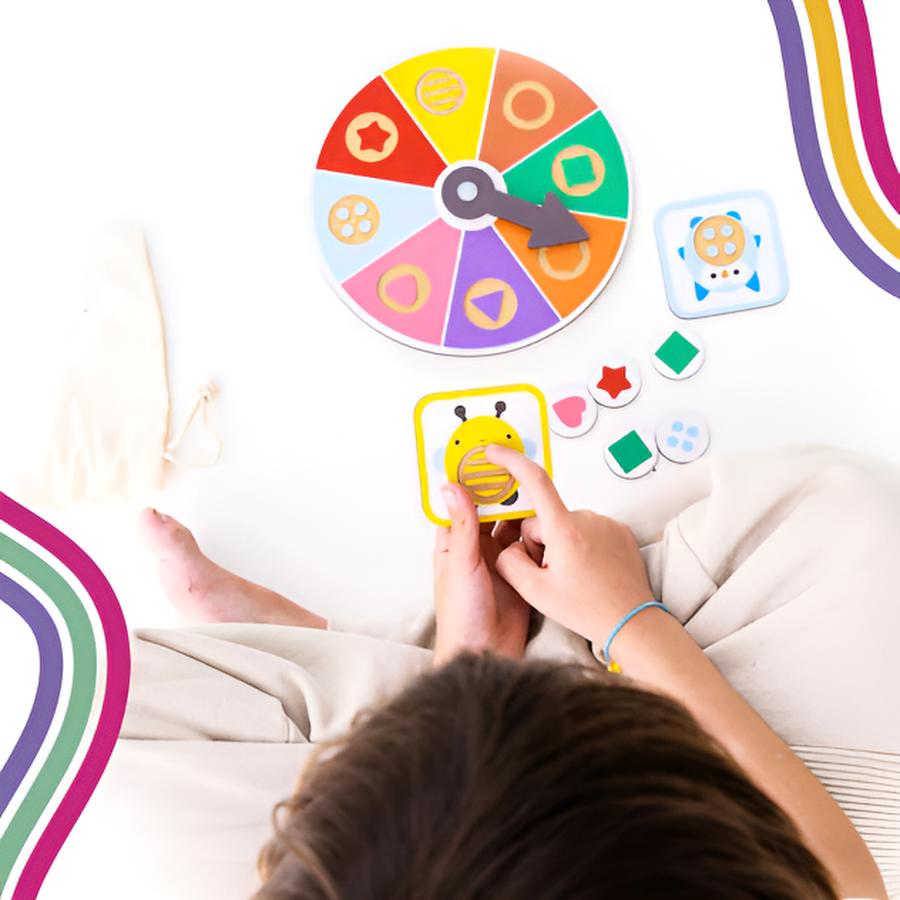 Brinquedo Educativo Sensorial Desafio Tátil Desenvolvimento Motor, Cognitivo e Inclusivo para Crianças