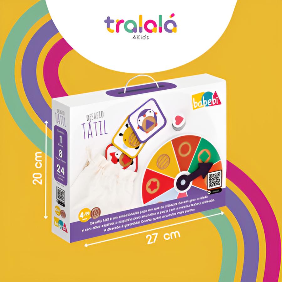 Brinquedo Educativo Sensorial Desafio Tátil Desenvolvimento Motor, Cognitivo e Inclusivo para Crianças