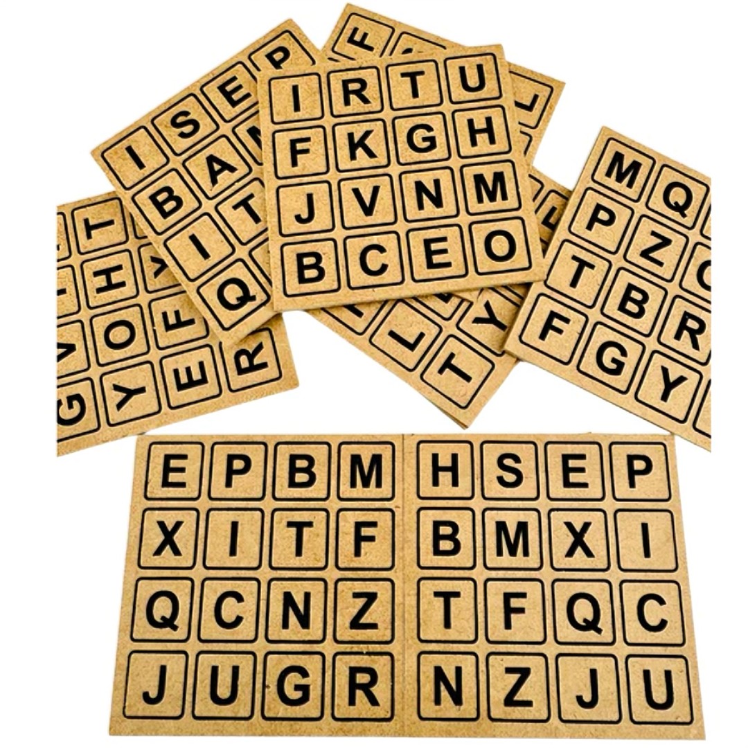 Bingo Letras para Alfabetização