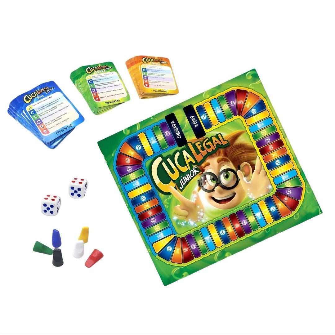Cuca Legal Jogo de Tabuleiro Educativo Interativo Divertido Original Pais E Filhos!