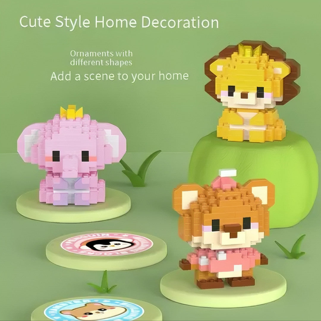 Blocos De Construção De Animais Compatíveis Com Lego - Mini Micro Brinquedo Criativo Para Crianças