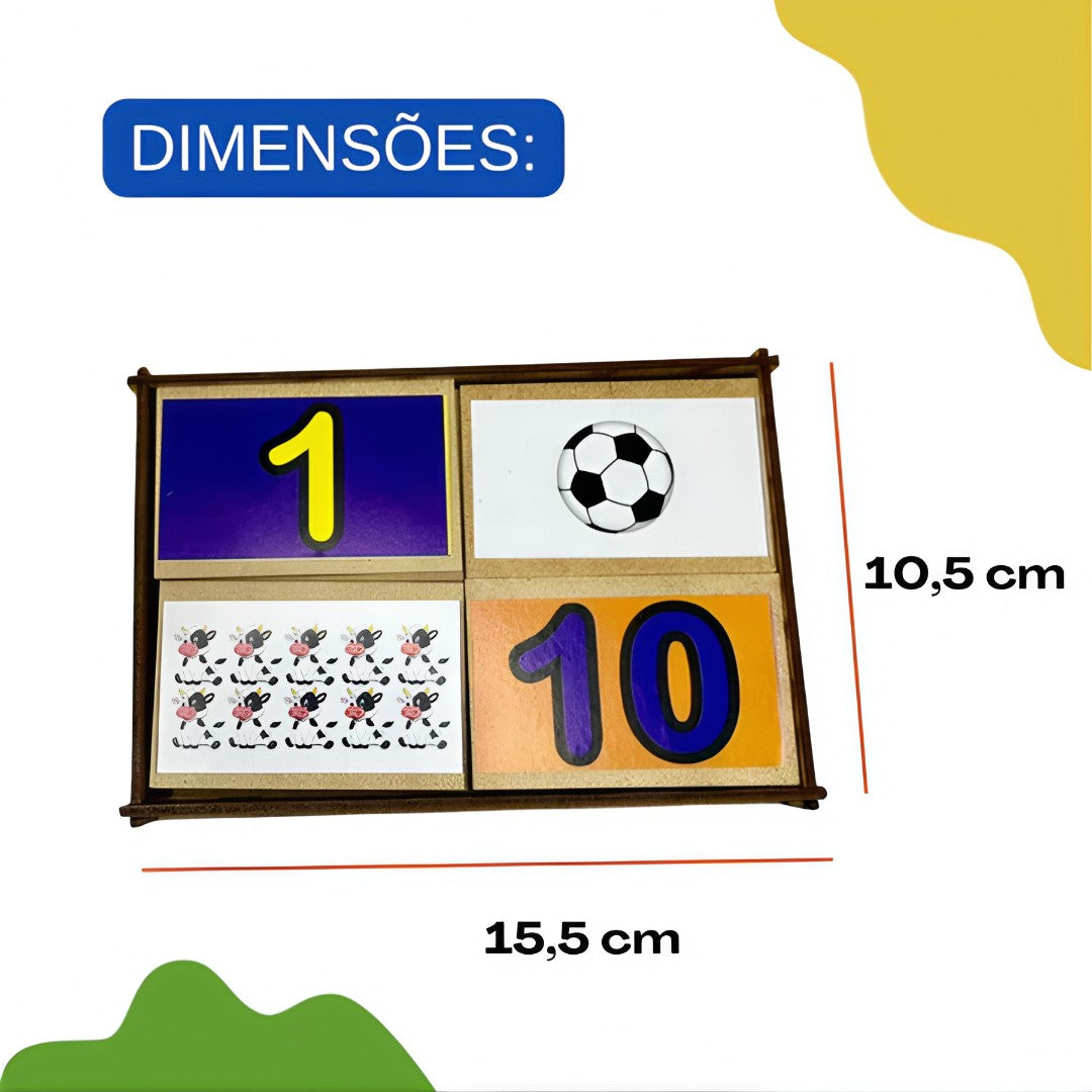 🎓 EduBox™ – Caixa Pedagógica com Alfabeto, Números e Jogos Educativos