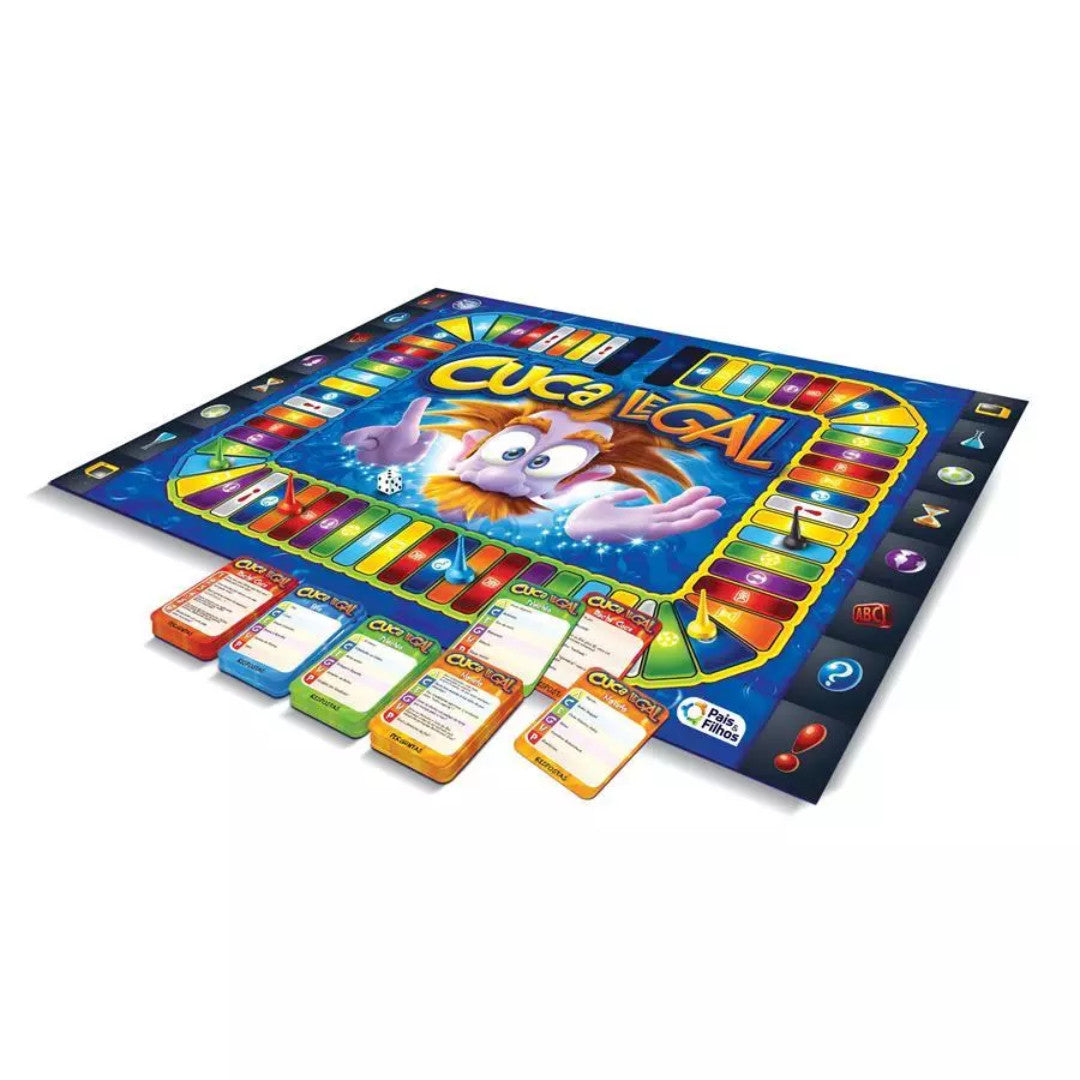 Cuca Legal Jogo de Tabuleiro Educativo Interativo Divertido Original Pais E Filhos!