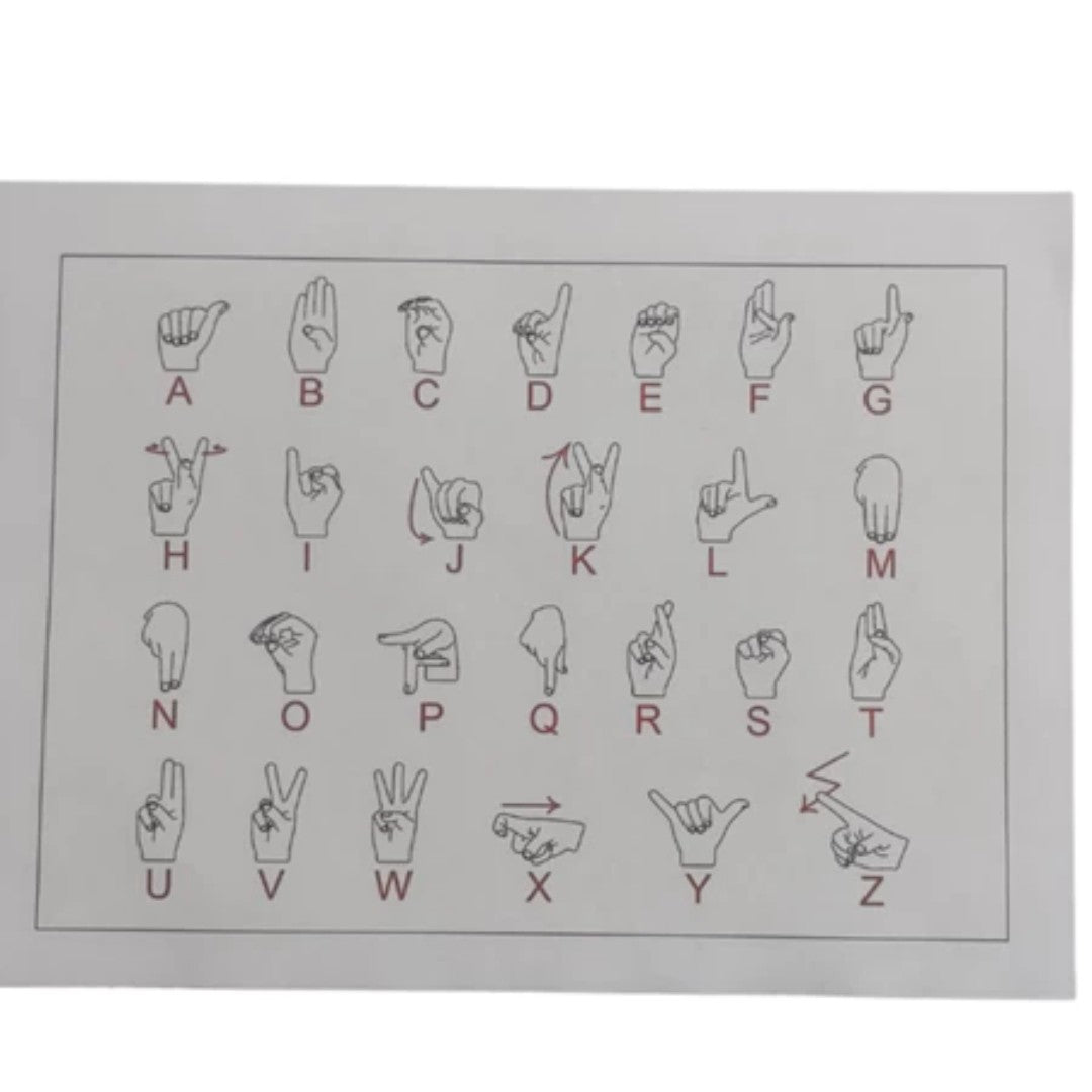 ✋ EducaLibras™ – Alfabeto em Libras em MDF com Encarte