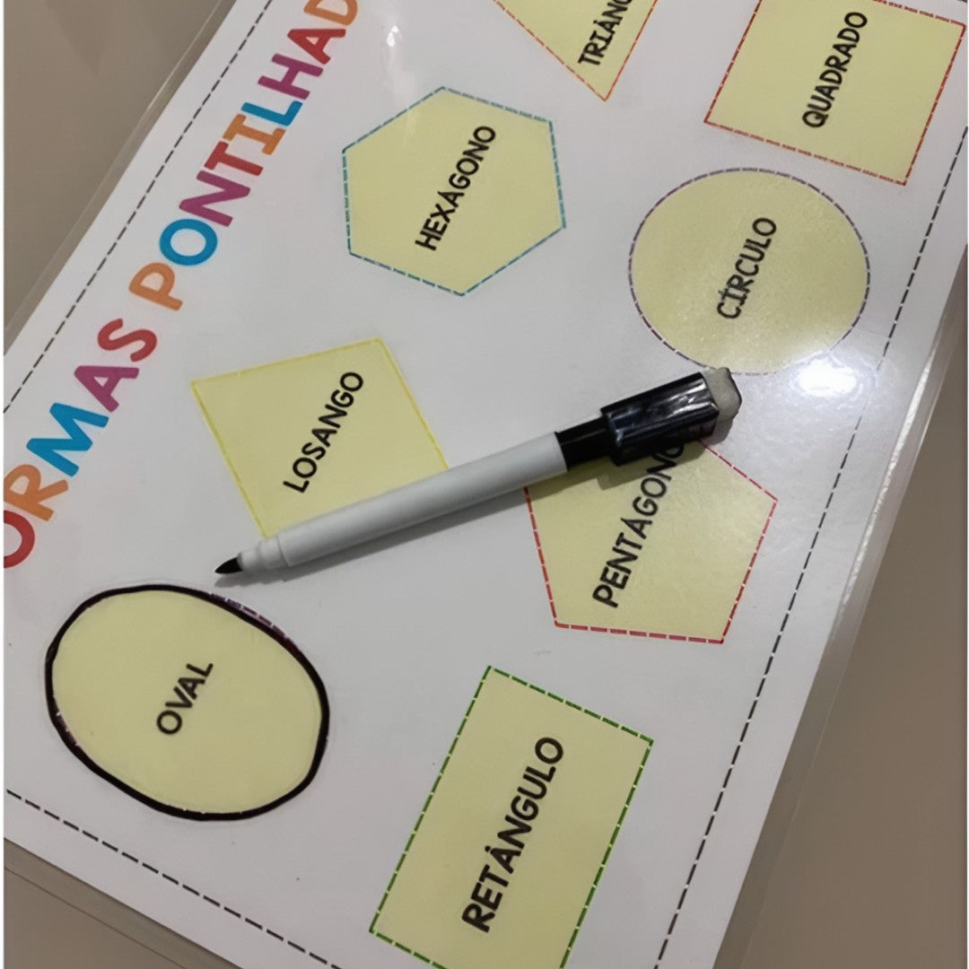 🧩 EducaPlay™ – Atividade Estruturada Infantil com Números, Letras e Formas