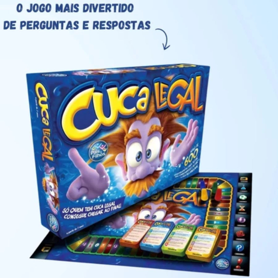 Cuca Legal Jogo de Tabuleiro Educativo Interativo Divertido Original Pais E Filhos!