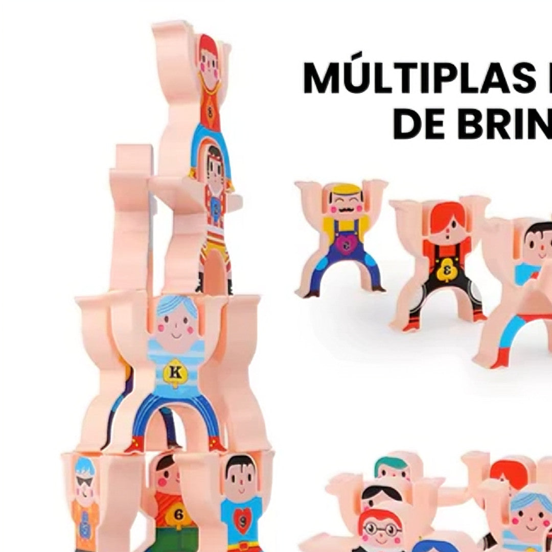 Jogo do Equilíbrio Caiu Perdeu Torre Maluca De Equilíbrio