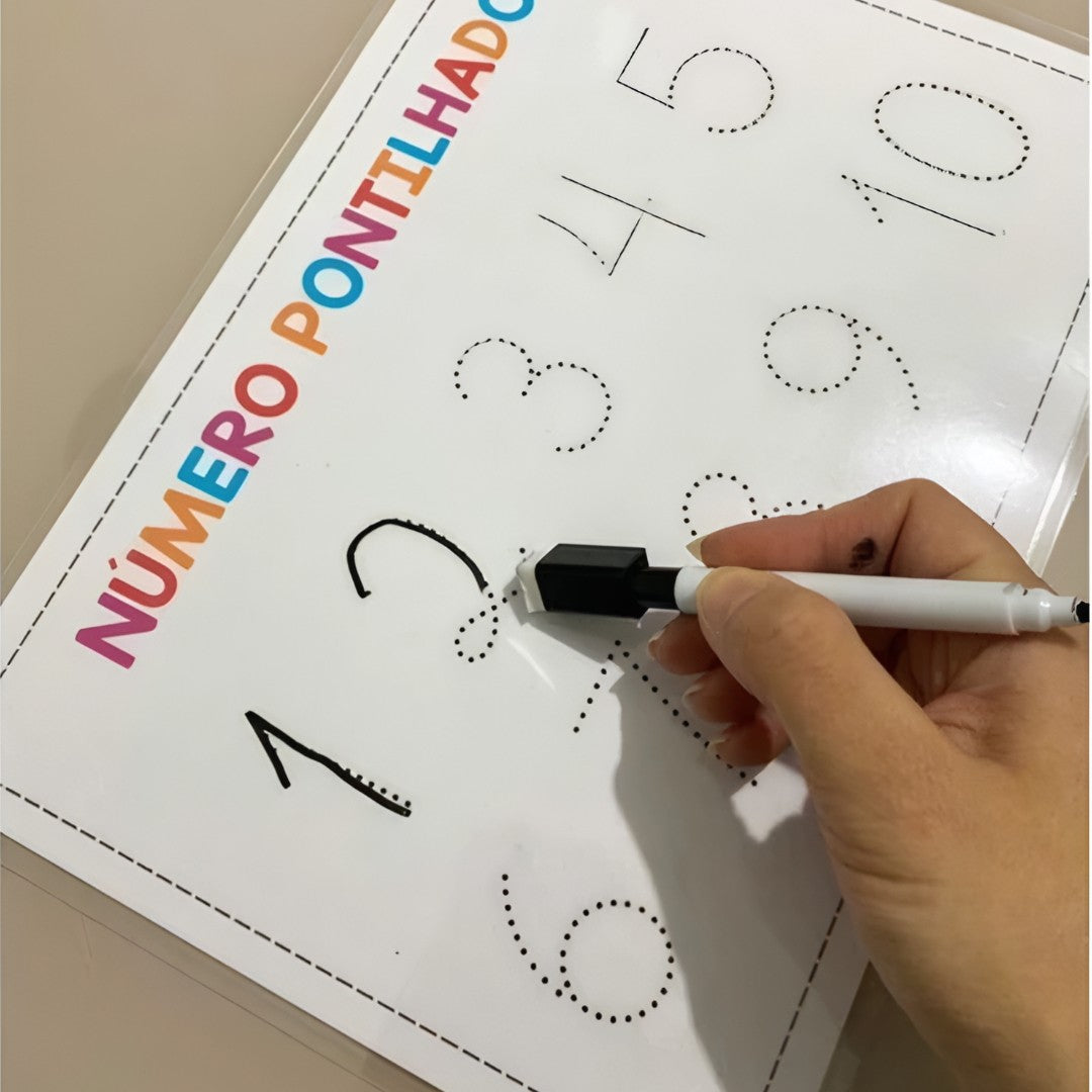 🧩 EducaPlay™ – Atividade Estruturada Infantil com Números, Letras e Formas