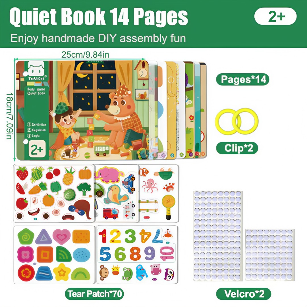 📘 SmartBook Baby™ – Livro Interativo Educativo para Crianças