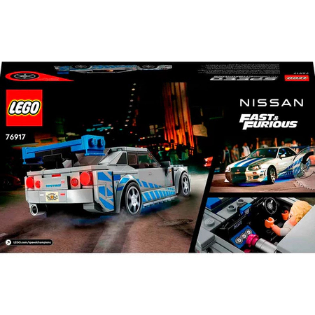 LEGO Speed Champions – Nissan Skyline GT-R R34 (319 peças)