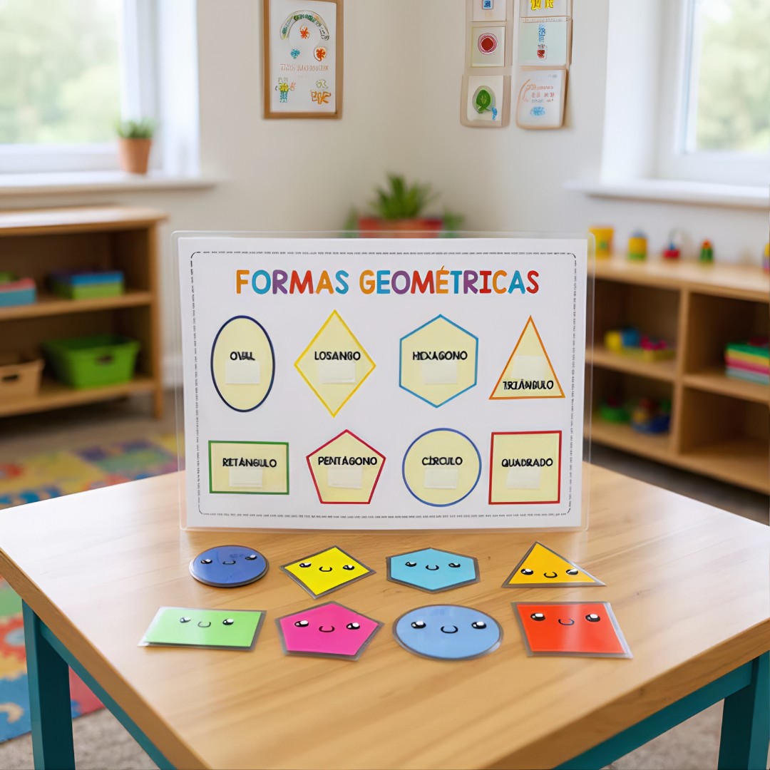 🧩 EducaPlay™ – Atividade Estruturada Infantil com Números, Letras e Formas