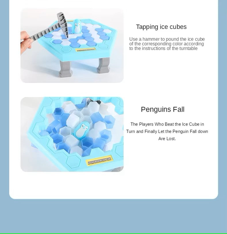 Jogo de tabuleiro interativo Indoor Penguin, Ice Breaking, salvar a mesa pai-filho, brinquedos de entretenimento, presentes infantis, armadilha engraçada