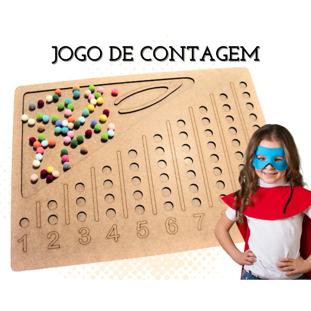 Tabuleiro de Contagem Montessori