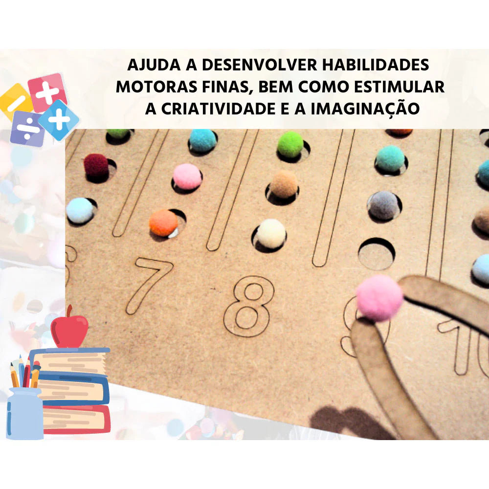 Tabuleiro de Contagem Montessori