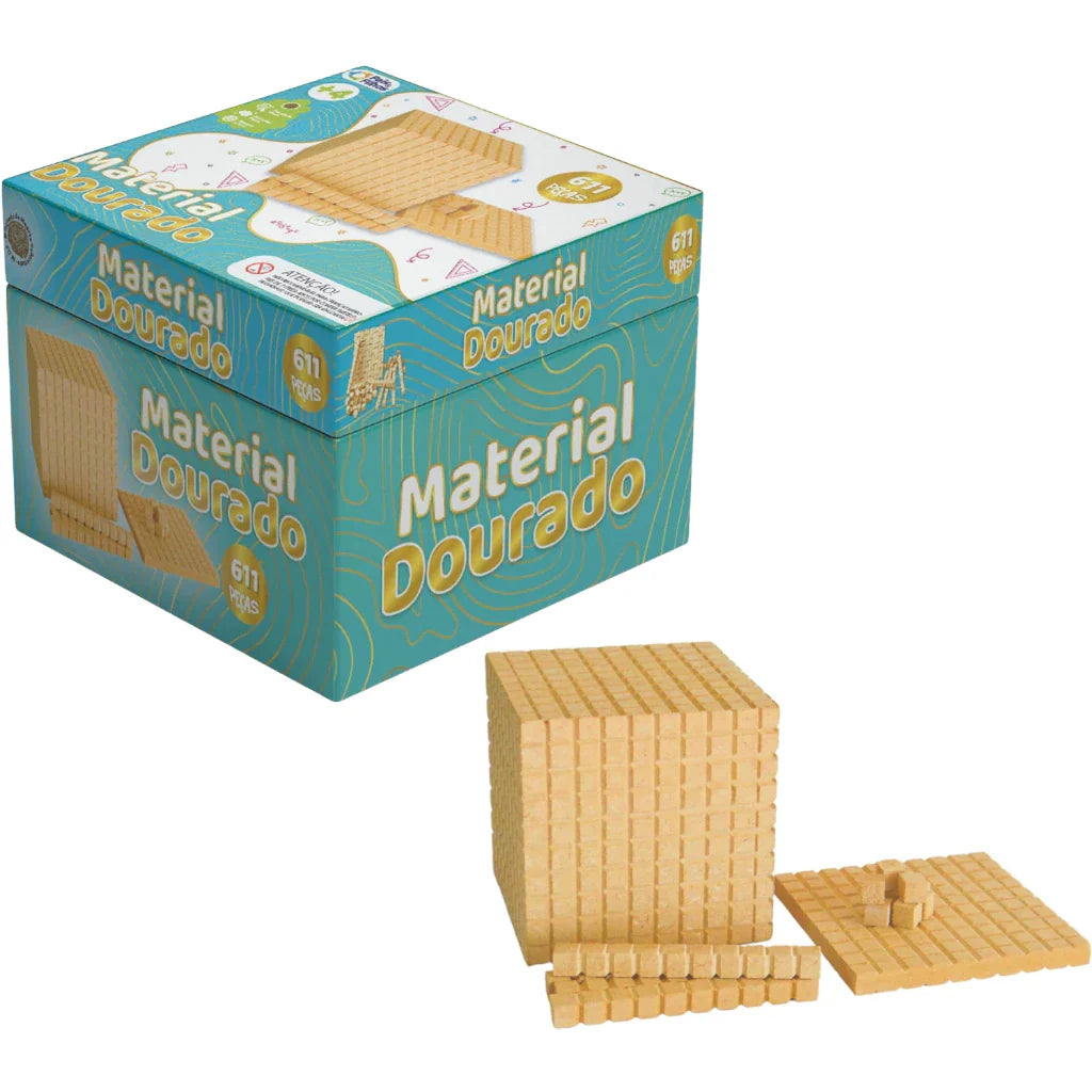 Material Dourado em Madeira