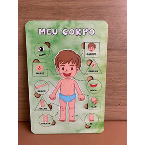 Quebra Cabeça Partes do Corpo