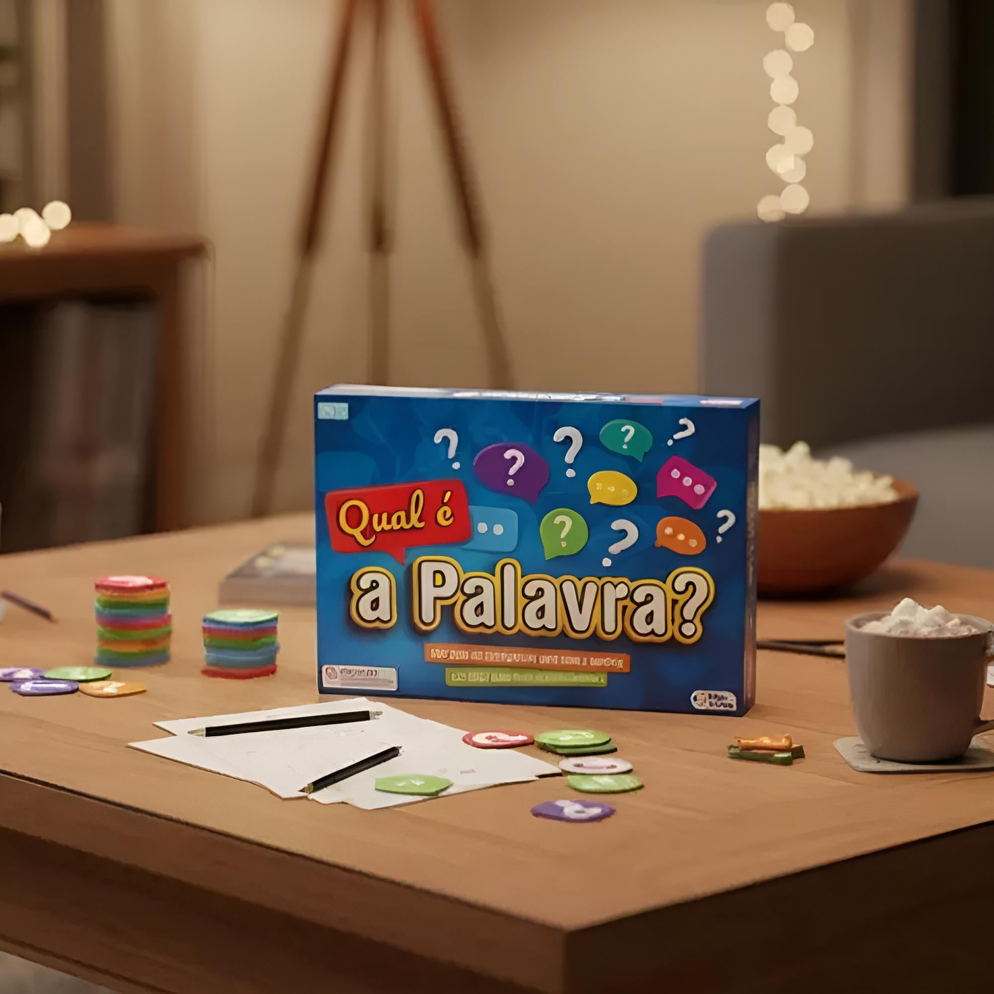Jogo Interativo Para Família - Qual é a Palavra?