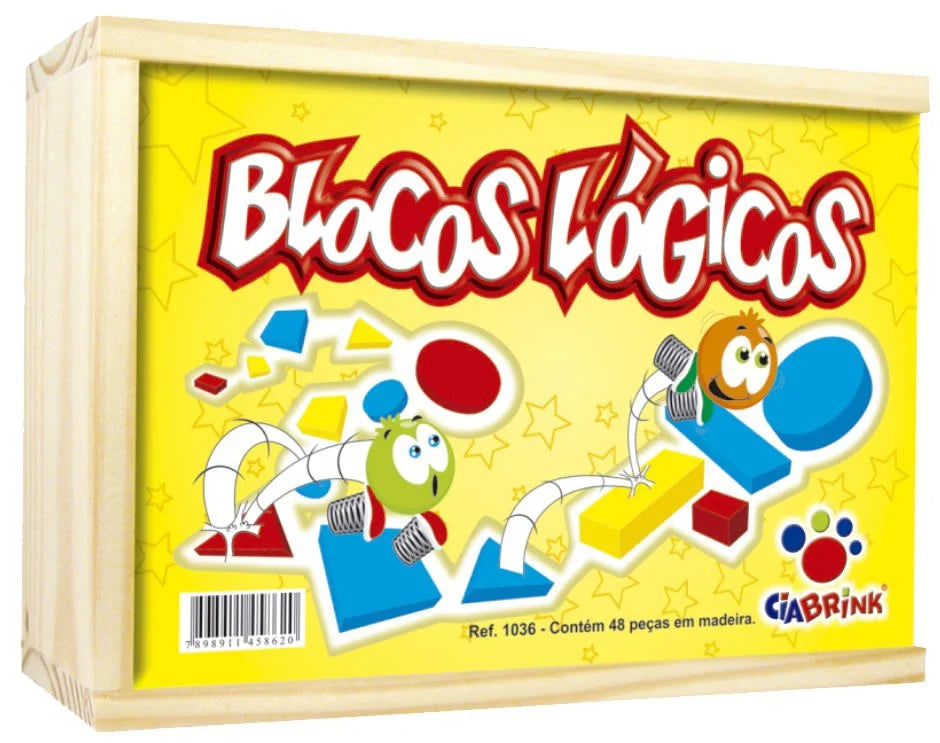 BLOCOS LÓGICOS EM MADEIRA